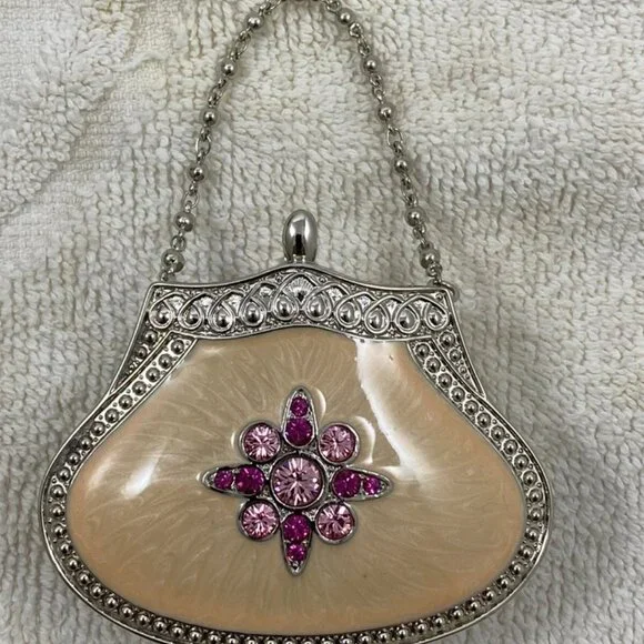 NWT Partylite Purse Tealight Holder Travel Hollywood Glam - Picture 2 of 10